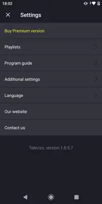 Televizo - IPTV player android App screenshot 1